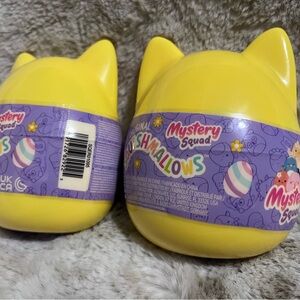 2 Easter Squishmallow 4" Mystery Squad 2025 yellow capsule